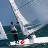 Star Class 8210 sailing at the Bacardi Cup, Bacardi Miami Sailing Week, day three.